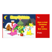 Felices Navidad… Tarjeta Fotográfica