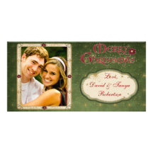 Felices Navidad Tarjeta Fotografica Personalizada