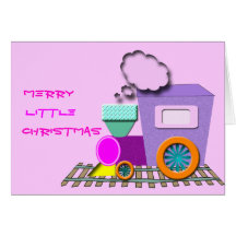 Felices pequeños Navidad Tarjeton