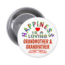 Felicidad de la abuela y del abuelo pins