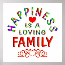 Felicidad de la familia poster