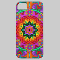 Felicidad, mandala colorida cárcasas casemate