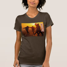 Felicidad y prosperidad - baile de la puesta del s camisetas