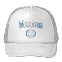 ¡Felicitaciones! Colores de la bandera de Guatemal Gorros Bordados