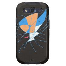 Felino azul galaxy SIII cárcasas