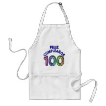 Feliz 100o Cumpleaños Delantales