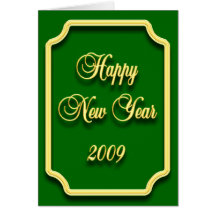 Feliz Año Nuevo 2009 Tarjeta