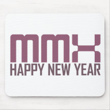 Feliz Año Nuevo 2010 (MMX) Tapetes De Ratón