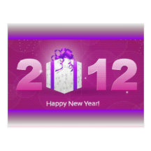 ¡Feliz Año Nuevo 2012!  Postal