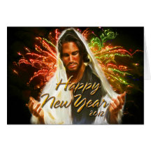 Feliz Año Nuevo 2012 una tarjeta