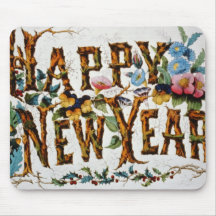 Feliz Año Nuevo Alfombrilla De Ratones