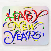 Feliz Año Nuevo Alfombrillas De Raton