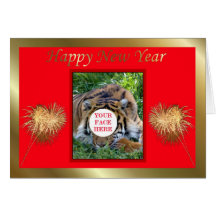 FELIZ AÑO NUEVO CHINA - AÑO DEL TIGRE 2010 TARJETAS