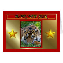 FELIZ AÑO NUEVO CHINA - AÑO DEL TIGRE 2010 TARJETAS