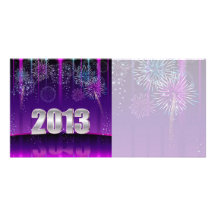 Feliz Año Nuevo de la tarjeta de la foto Tarjetas Fotográficas