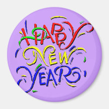 Feliz Año Nuevo Imanes