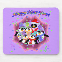 Feliz Año Nuevo Mousepad Tapetes De Raton