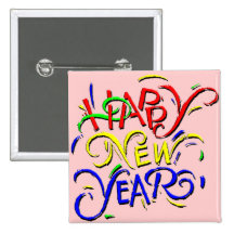 Feliz Año Nuevo Pins
