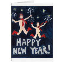 Feliz Año Nuevo sin una puntada Felicitación