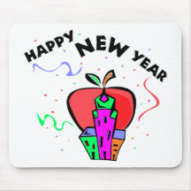 Feliz Año Nuevo Tapete De Ratones