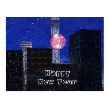 Feliz Año Nuevo Tarjeta Postal