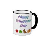 Feliz cualquier día tazas de café