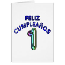 Feliz Cumpleaños 1 Tarjeton