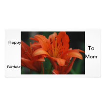 Feliz cumpleaños a la mamá tarjetas personales con fotos