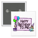 Feliz cumpleaños a mí chica pin