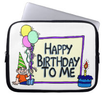 Feliz cumpleaños a mí muchacho funda portátil