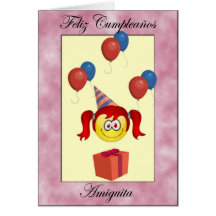 Feliz Cumpleaños Amiguita Felicitaciones