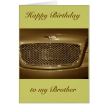 Feliz cumpleaños Brother de Brother/hermana Tarjeton
