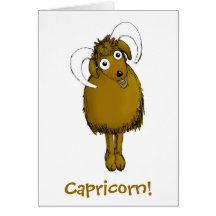 ¡Feliz cumpleaños, Capricornio! Tarjeta