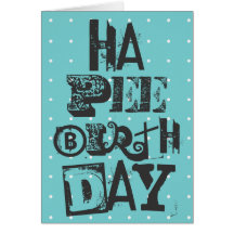Feliz cumpleaños de la diversión tarjeta