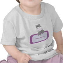 Feliz cumpleaños del hipopótamo camisetas