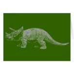 Feliz cumpleaños del Triceratops Felicitaciones