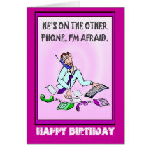 Feliz cumpleaños, en la otra línea felicitaciones