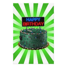 Feliz cumpleaños, friki impresion fotografica