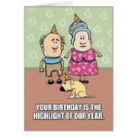 Feliz cumpleaños - gente del fiesta felicitación