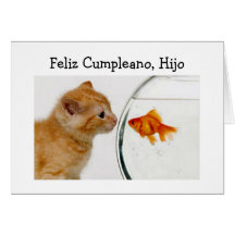FELIZ CUMPLEANOS, HIJO DEL CUMPLEAÑOS DE HIJO=HAPP TARJETA