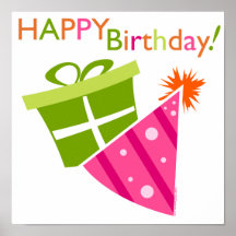 Feliz cumpleaños impresiones