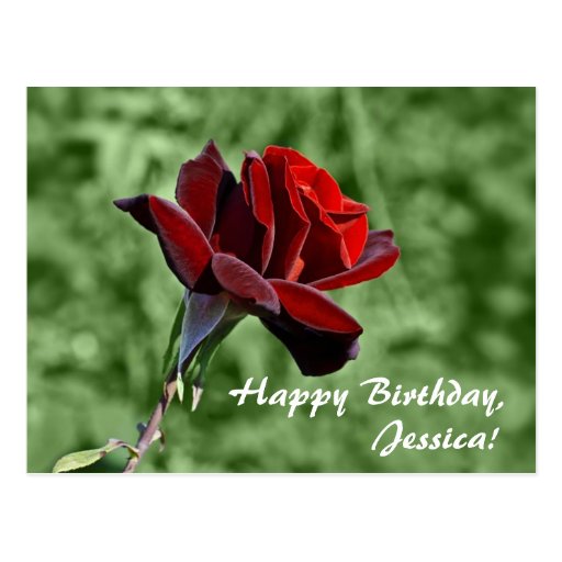 ¡Feliz cumpleaños, Jessica! Postal