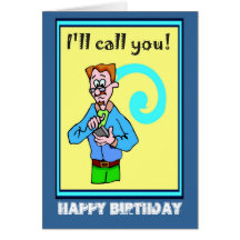 Feliz cumpleaños, le llamaré felicitación