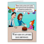 Feliz cumpleaños - legalmente hablando tarjeta
