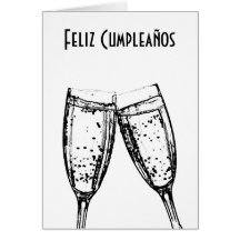 Feliz Cumpleaños/lengua española del feliz cumplea Felicitación