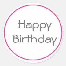 Feliz cumpleaños pegatina