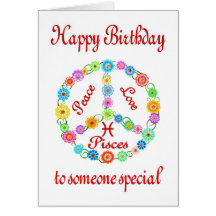 Feliz cumpleaños Piscis Felicitacion