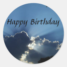Feliz cumpleaños, Sunrays Pegatinas