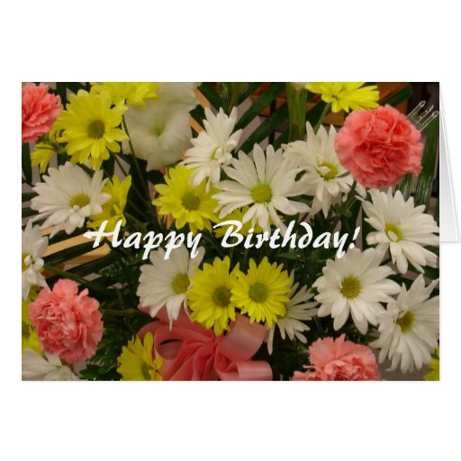 ¡Feliz cumpleaños! Tarjeta de felicitación de las 