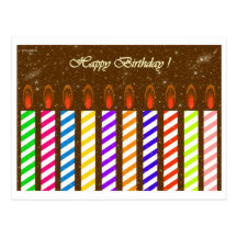 ¡Feliz cumpleaños! Tarjeta Postal